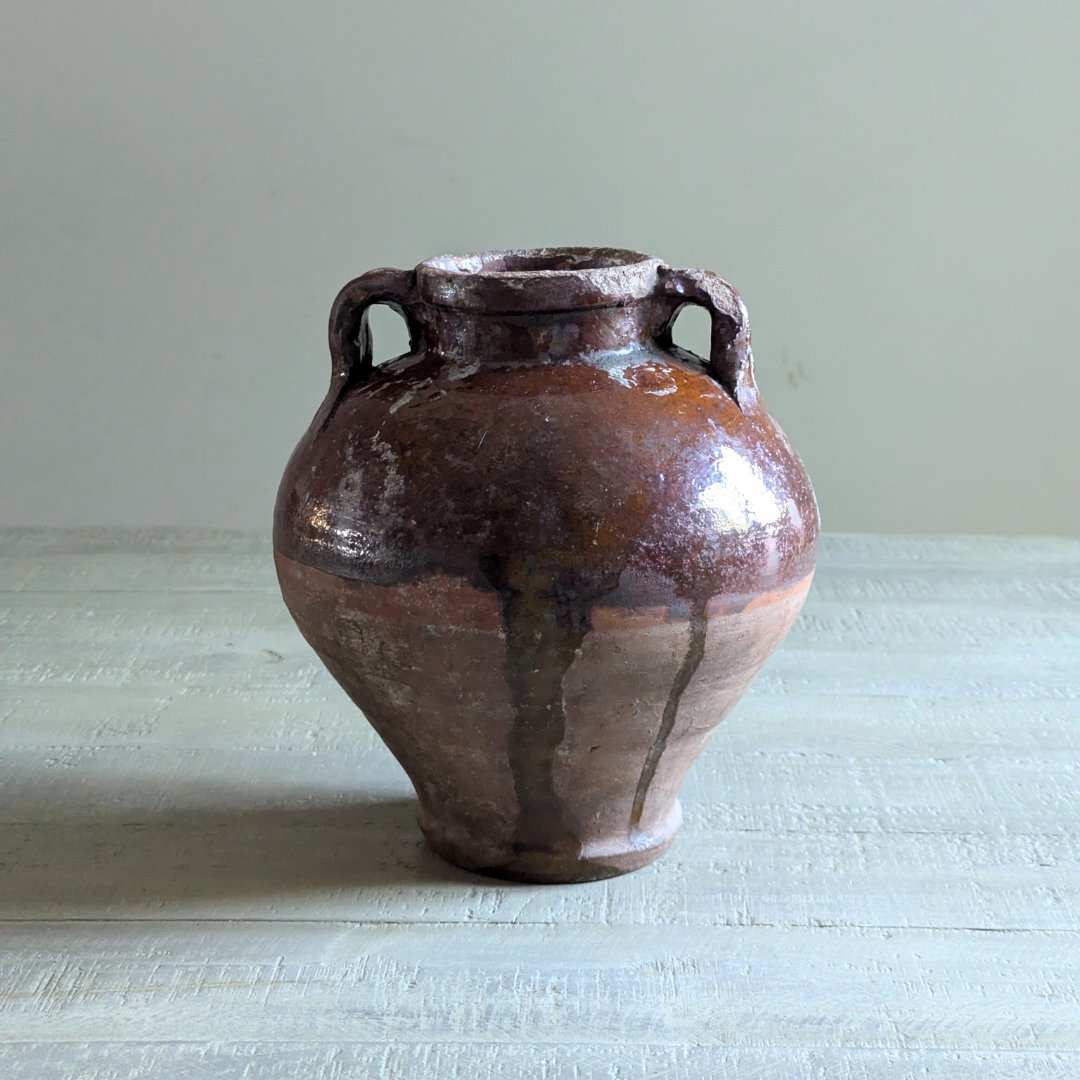 Burnt Orange Amphora Pot - Maker Home